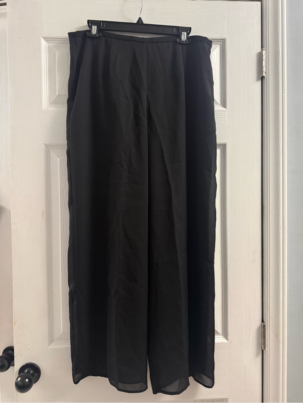 John Roberts Lined Chiffon Flowy Pants Size 14P